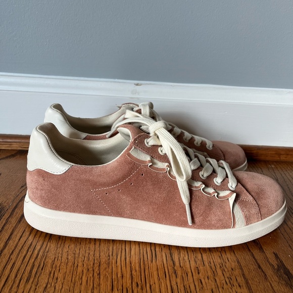 Tory Burch NWT Howell Ruffle Court Shoe Suede / Nappa Leather Size 9 - Picture 11 of 13